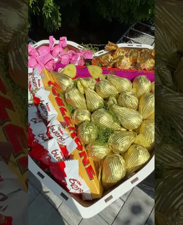 Подарунковий набір бокс для неї "Sweet Golden Romance" №314