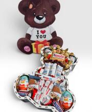 Подарунковий набір бокс «Teddy Choco Love» №131