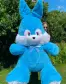 Плюшевий зайчик 200 см 2 м Блакитний