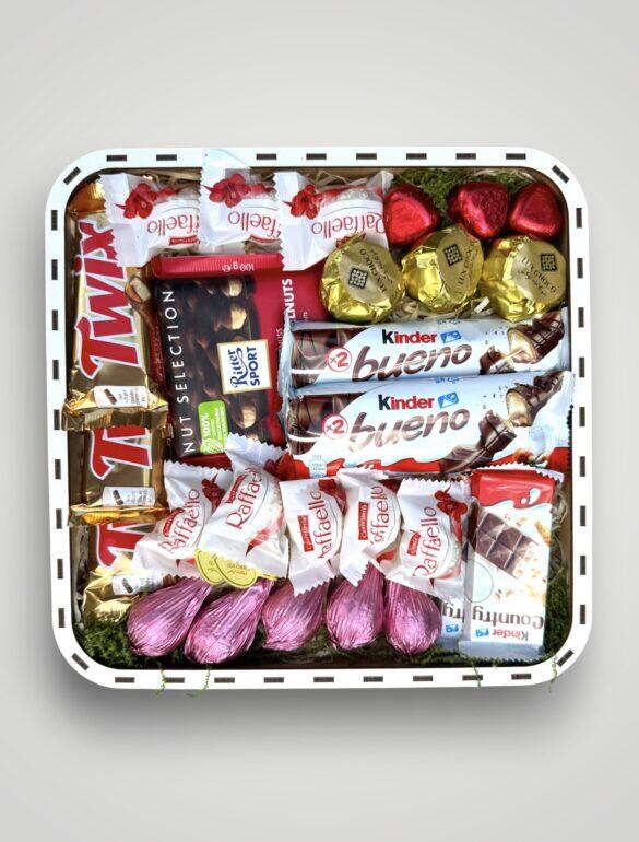 Подарочный набор бокс для нее "Chocolate Romance Collection" №315