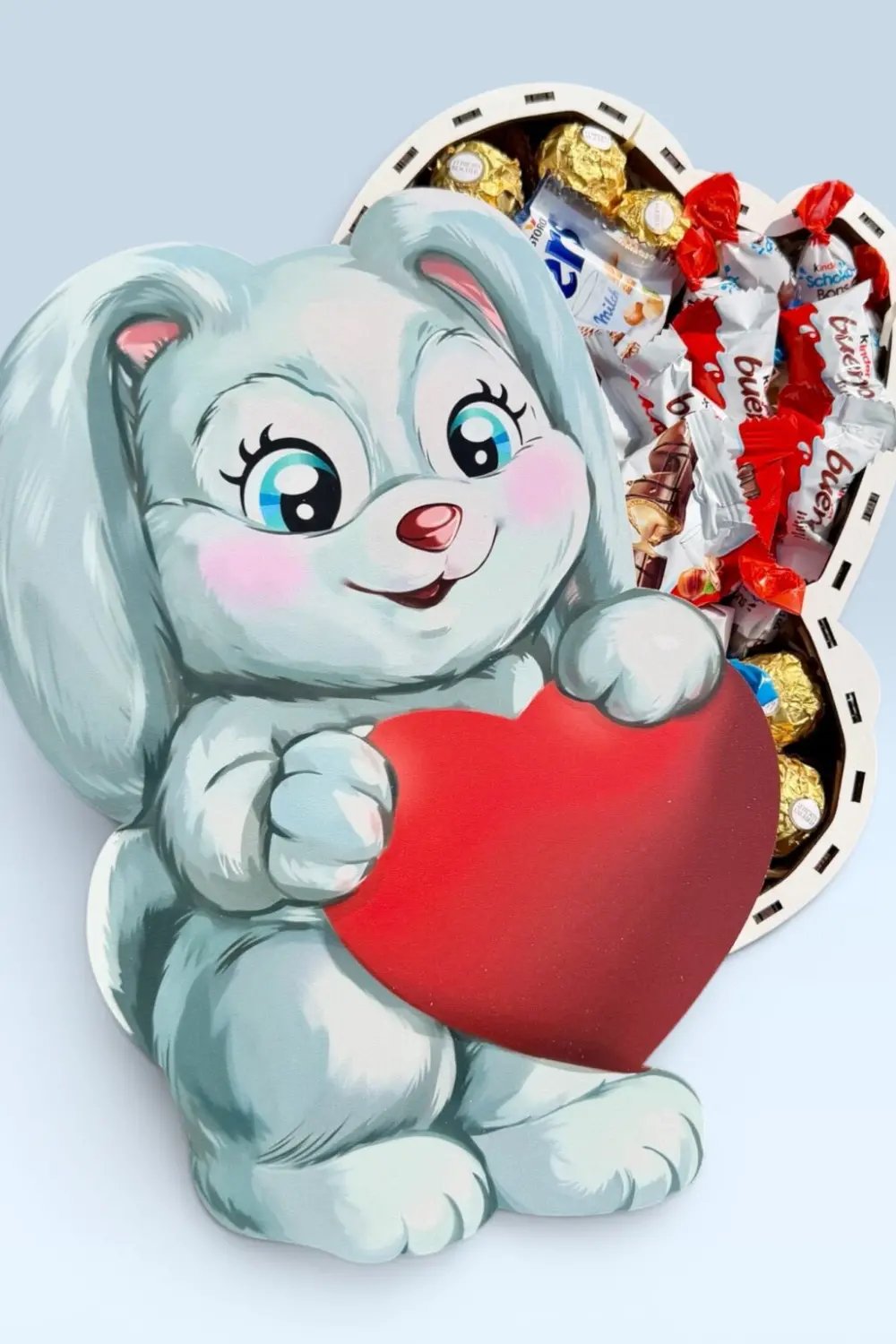 Подарочный набор бокс «Bunny Choco Mix» №146