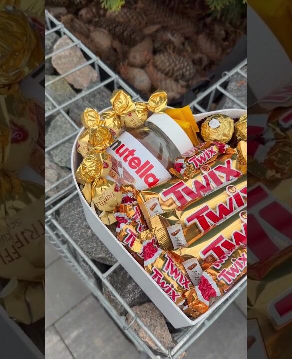 Сладкий подарочный набор бокс для мамы "Мамы Sweet Heart" №111
