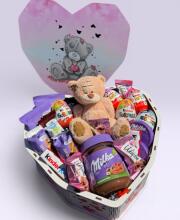 Подарунковий набір бокс для неї «Sweet Teddy Box» №128