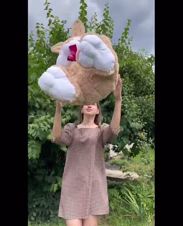 Плюшевий зайка 100 см 1 м Капучино