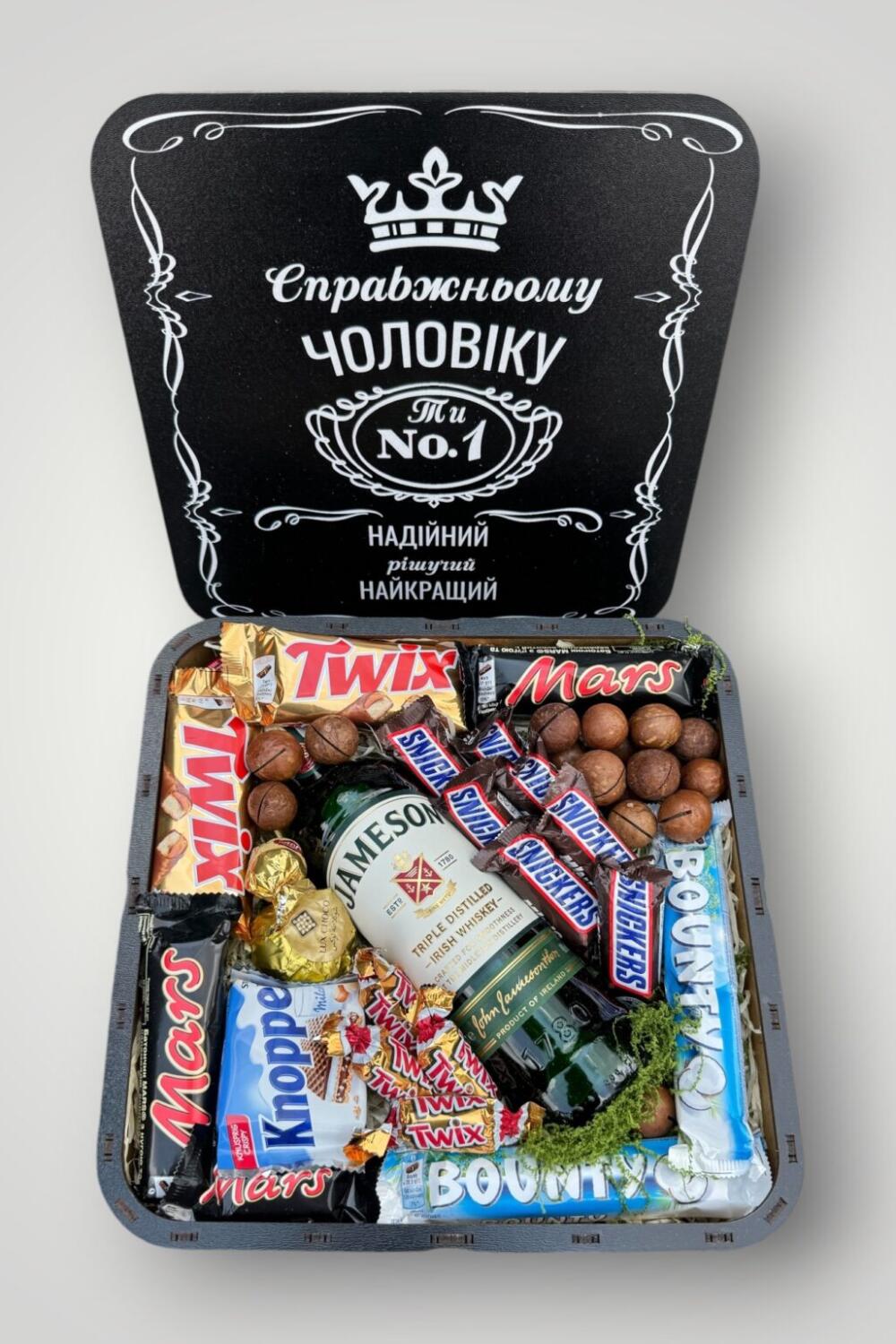 Подарочный набор бокс для него "Jameson's Sweet Reserve" №333