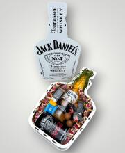 Подарочный набор бокс для него "Gentleman's Beer & Whiskey Box" №308