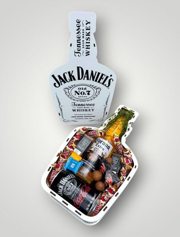 Подарочный набор бокс для него "Gentleman's Beer & Whiskey Box" №308