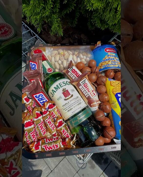 Подарунковий набір бокс для нього "Whiskey Snack Paradise" №197