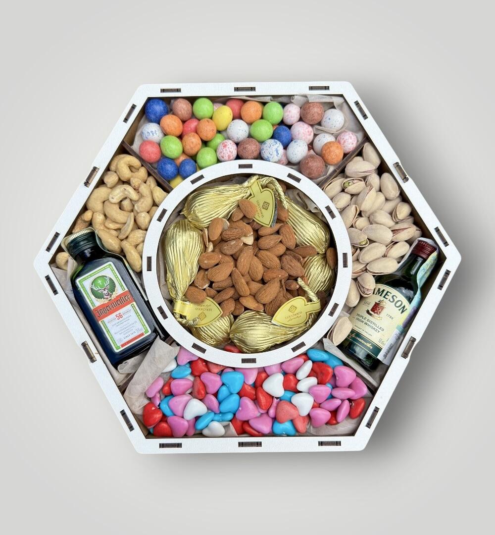 Подарунковий набір бокс для нього "Nutty Color Fantasy" №195