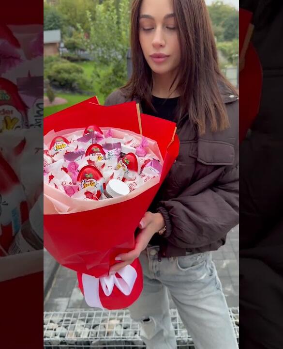 Букет из конфет "Kinder & Raffaello Delight"