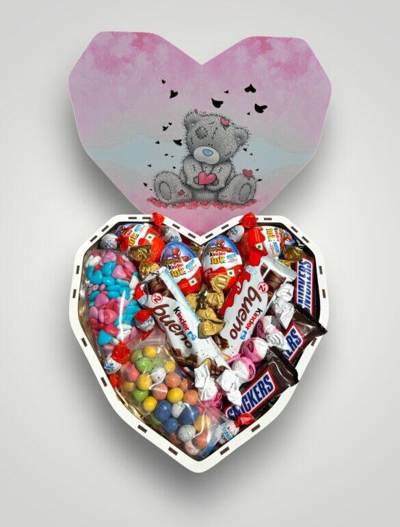 Подарунковий набір бокс для неї "Chocolate Love Mix" №306