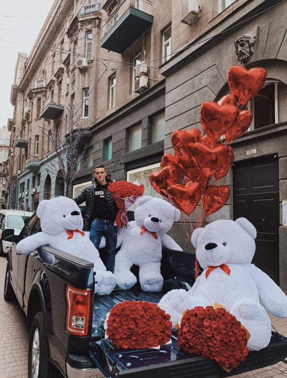Плюшевий ведмедик Ветлі 200 см, 2 м Білий - фото №4