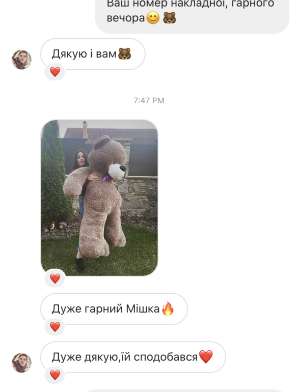 Тестовий товар Мишка Ветли 200 см Капучино (Копировать) - фото №11