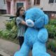 Плюшевий ведмедик Томік 200 см, 2 м Блакитний - фото №5