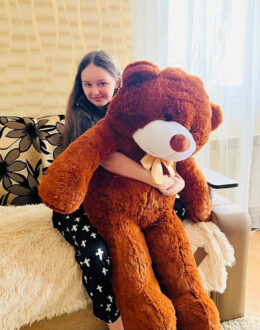 Фото из отзыва покупателя о Мишка Монти 140 см Коричневый