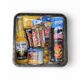 Крафтовий подарунковий набір бокс для нього з пивом і чіпсами Pringles №11