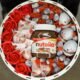 Подарунковий набір бокс шоколадний з Kinder, Nutella та мильними трояндами №31 - фото №3