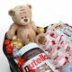 Солодкий крафтовий подарунковий набір бокс серце з ведмедиком, Kinder та Nutella №21 - фото №2
