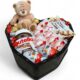 Солодкий крафтовий подарунковий набір бокс серце з ведмедиком, Kinder та Nutella №21 - фото №4