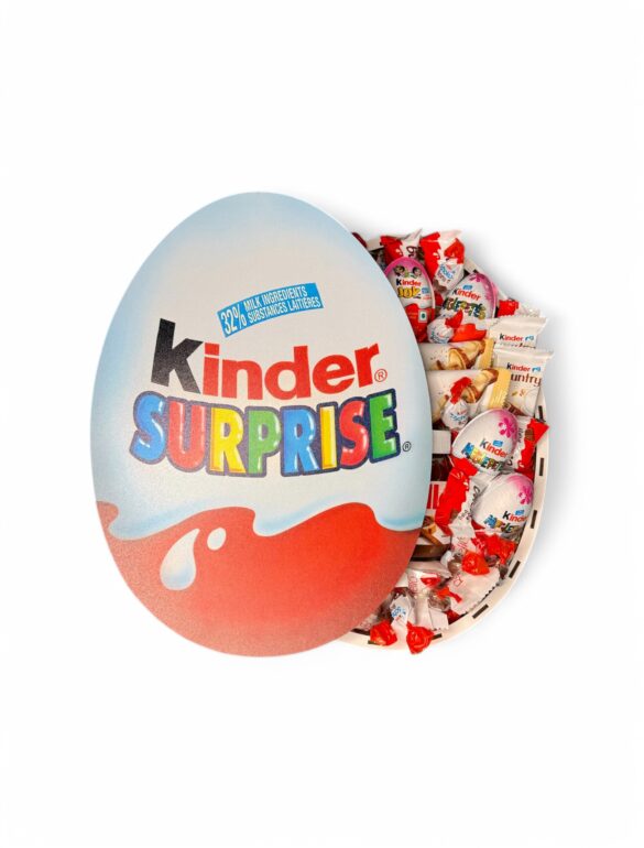 Солодкий подарунковий набір бокс Kinder з цукерками та нутеллою №20 - фото №3