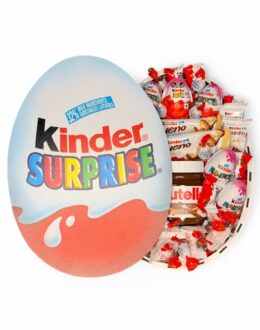 Сладкий подарочный набор бокс Kinder с конфетами и нутеллой №20