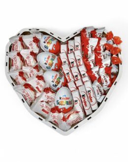 Крафтовый бокс со сладостями Kinder для нее №39