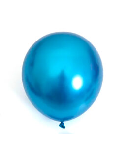 Шарик латексный 13" Хром синий ShinyBlue