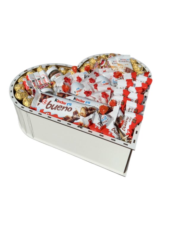 Солодкий бокс для неї з Kinder, Nutella та море ніжності №42 - фото №3