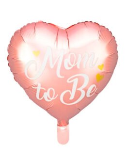 Шарик фольгированный Mom to Be, 35 см, розовый