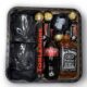 Подарунковий бокс для нього з Jack Daniels, склянками і каменями для віскі №54