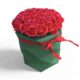 Букет 33шт. красных роз из мыла “Scarlet Facets” - фото №4