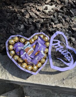 Фото з відгуку покупця про Солодкий подарунок для неї “Milka Magic Box” №47