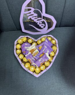 Фото з відгуку покупця про Солодкий подарунок для неї “Milka Magic Box” №47