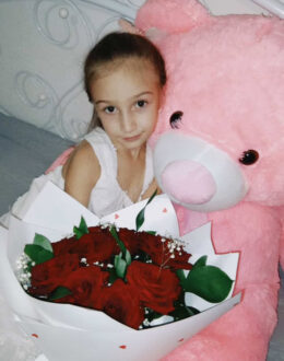 Фото з відгуку покупця про Ведмедик Томік 160 см Рожевий - фото №2