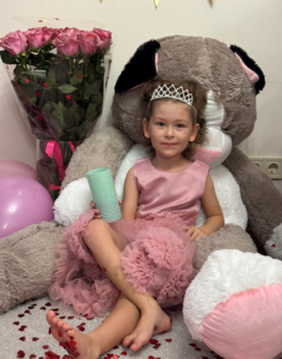 Фото из отзыва покупателя о Плюшевый котик 200 см, 2 м Капучино