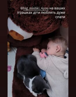 Фото из отзыва покупателя о Мишка Томик 200 см Шоколад