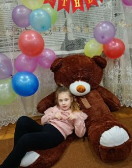 Фото з відгуку покупця про Ведмедик Ветлі 160 см Шоколад