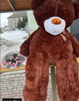 Фото з відгуку покупця про Ведмедик Ветлі 200 см Шоколад