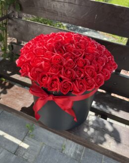 Фото из отзыва покупателя о Букет 87шт. красных роз из мыла “Royal Romance”