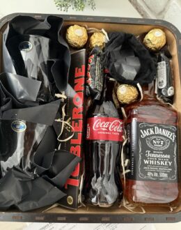 Фото из отзыва покупателя о Подарочный бокс для него с Jack Daniels, стаканами и камнями для виски №54