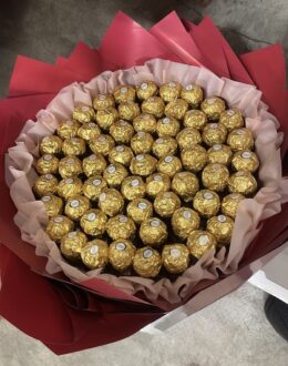 Фото из отзыва покупателя о Букет из конфет “Ferrero Rocher” 73 шт