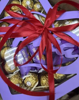 Фото з відгуку покупця про Солодкий подарунок для неї “Milka Magic Box” №47