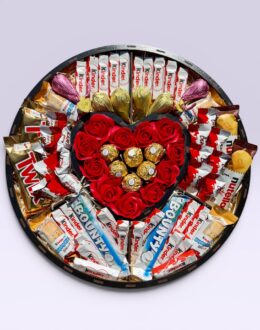 Подарочный набор бокс для нее "Royal Sweet Emotions" №166