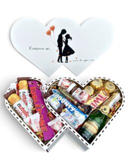 Подарочный набор бокс для нее «Double Sweet Celebration» №144