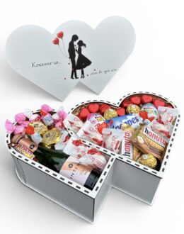 Подарочный набор бокс для нее «Double Love Box» №139