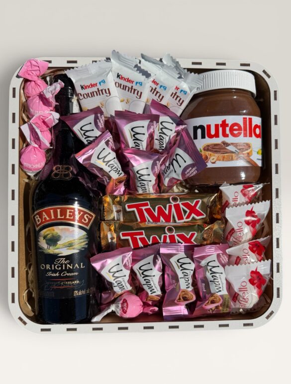 Ведмедик Ветлі 140 см червоний + Подарунковий набір для неї Nutella Baileys Mood - фото №2