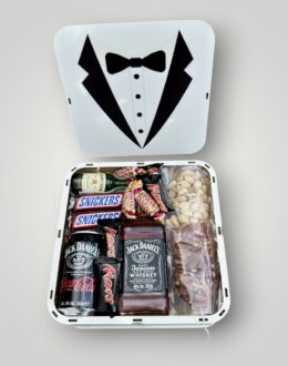Подарочный набор бокс для него "Black Label Mood" №185