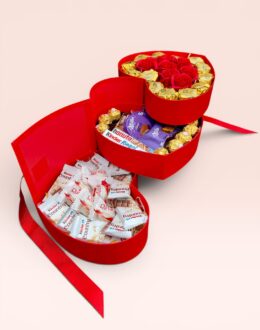 Подарочный набор бокс для нее «Heart of Sweet Romance» №162