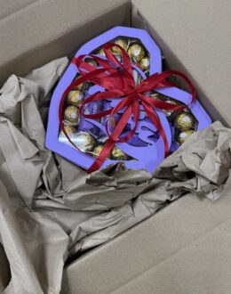 Фото з відгуку покупця про Солодкий подарунок для неї “Milka Magic Box” №47