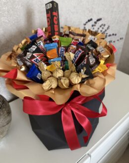 Фото из отзыва покупателя о Сладкий подарок из конфет “Sweet Explosion”